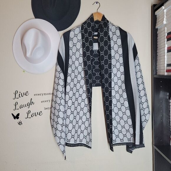 Reversible large soft Cozy Cashmere/Pashmina - Picture 4 of 5